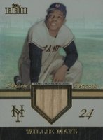 2012 Topps Tribute Retired Remnants Relics #RR-WM Willie Mays Baseball Card