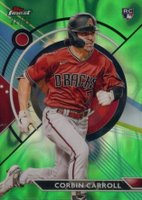 2023 Topps Finest #24 Corbin Carroll Green Lava Baseball Card