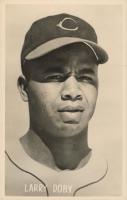 1948 Cleveland Indians Postcards Type I # Larry Doby Portrait Baseball Card