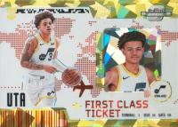 2023 Panini Contenders Optic First Class Ticket #6 Keyonte George Red Cracked Ice Basketball Card