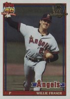 1991 Topps Desert Shield #784 Willie Fraser Baseball Card