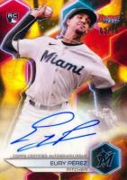 2023 Bowman's Best Best of 2023 Autographs #B23EP Eury Perez Gold Baseball Card