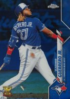2020 Topps Chrome #133 Vladimir Guerrero Jr. Blue Refractor Baseball Card