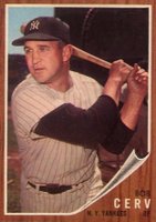 1962 Topps #169 Bob Cerv Baseball Card