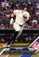 2024 Topps Now #313 Ben Rice Baseball Card