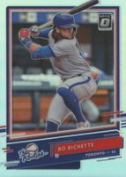 2020 Panini Donruss Optic the Rookies #R6 Bo Bichette Holo Baseball Card