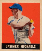 1948 Leaf #13 Casimer Michaels Short Print Baseball Card