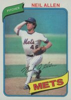 1980 Topps #94 Neil Allen Baseball Card