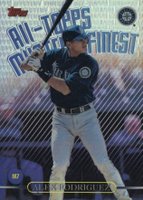 1999 Topps All-Topps Mystery Finest #M7 Alex Rodriguez Refractor Baseball Card