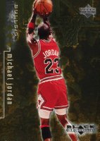 1998 Upper Deck Black Diamond #7 Michael Jordan Triple Basketball Card