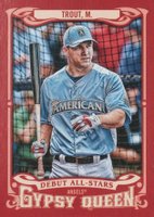 2014 Topps Gypsy Queen Debut All-Stars #AS-MT Mike Trout Baseball Card
