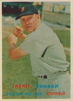 1957 Topps #220 Jackie Jensen Baseball Card