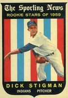 1959 Topps #142 Dick Stigman Baseball Card