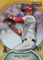 2011 Bowman Sterling #22 Mike Trout Rookie-Gold Refractor Baseball Card