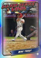 2024 Topps Chrome Update Major League Minis #MM5 Mike Trout Baseball Card