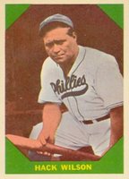 1960 Fleer Baseball Greats #48 Hack Wilson Baseball Card