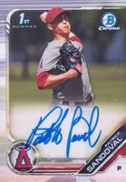 2019 Bowman Chrome Prospects Autographs #CPAPS Patrick Sandoval Baseball Card