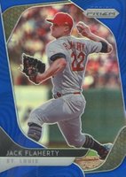 2020 Panini Prizm #58 Jack Flaherty Blue Prizm Baseball Card