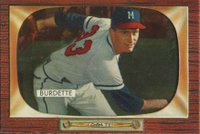 1955 Bowman #70 Lew Burdette Baseball Card