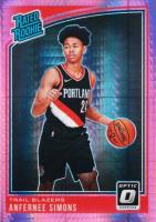 2018 Panini Donruss Optic #186 Anfernee Simons Hyper Pink Basketball Card