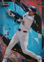 2024 Topps Finest #177 Shohei Ohtani Sky Blue Refractor Baseball Card