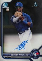 2022 Bowman Chrome Prospect Autographs #CPAEM Estiven Machado Baseball Card