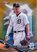 2022 Bowman's Best #7 Spencer Torkelson Gold Refractor Baseball Card