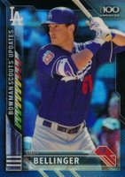 2016 Bowman Chrome Scouts Top 100 Update  #BSUCB Cody Bellinger Blue Refractor Baseball Card