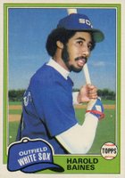 1981 Topps #347 Harold Baines Baseball Card