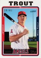 2019 Topps Transcendent VIP Party Mike Trout Through the Years #2005 Mike Trout Baseball Card