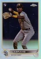 2022 Topps Chrome #225 CJ Abrams SP Baseball Card