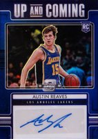 2021 Panini Contenders Optic Up and Coming Autographs #UCAARV Austin Reaves Blue Basketball Card