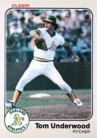 1983 Fleer #535 Tom Underwood Baseball Card