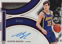 2021 Panini Immaculate Collection Inaugural Ink #ICNARL Austin Reaves Red Basketball Card