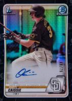 2020 Bowman Draft Chrome Draft Picks Autographs #CDAOC Owen Caissie Black Refractor Baseball Card