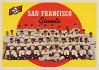 1959 Topps #69 San Francisco Giants Baseball Card
