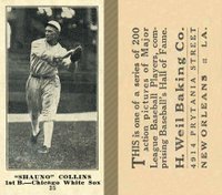 1916 Weil Baking Co. #35 Shauno Collins Baseball Card