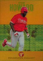 2003 Topps Pristine #188 Ryan Howard Gold Refractor Baseball Card