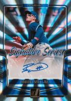 2024 Panini Donruss Signature Series #SSBWJ Bobby Witt Jr. Laser Baseball Card