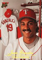 1994 Studio #154 Juan Gonzalez Baseball Card