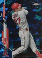2020 Topps Chrome Update Sapphire Edition #292 Mike Trout Baseball Card