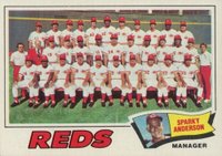 1977 Topps #287 Cincinnati Reds Team Baseball Card