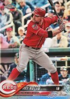 2018 Topps Chrome #123 Joey Votto Refractor Baseball Card