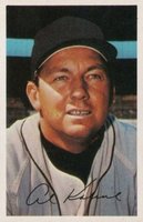 1969 MLB Photostamps # Al Kaline Hand Cut Baseball Card