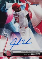 2020 Bowman's Best Best of 2020 Autographs #B20JW Jordan Walker Baseball Card