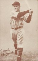 1939 Exhibits Salutation # Mike Kreevich Baseball Card