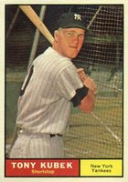 1961 Topps #265 Tony Kubek Baseball Card