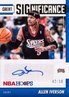 2021 Panini NBA Hoops Great Significance Autographs #GSAIV Allen Iverson Basketball Card