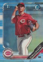2019 Bowman Draft #BDC47 Tyler Callihan Chrome-Sky Blue Baseball Card