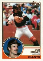 1983 Topps #494 Bob Brenly Baseball Card